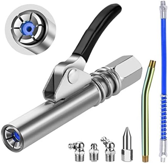 Bostar Accu Vetspuit 21V 12000 PSI Elektrisch Vetpistool Set met 2x 4