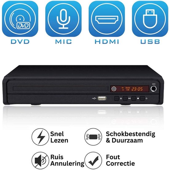 VELTRR® DVD Speler met HDMI - Blu Ray Spelers - Externe DVVD Speler van VELTRR — afbeelding 3