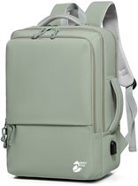 LOVEVOOK Rugzak voor dames, 15,6 inch (39,5 cm) laptop, schoolrugzak, reisrugzak, waterdicht, vrouwen, grote schooltas, tieners, meisjes, elegant, voor school, universiteit, reizen, werk, beige