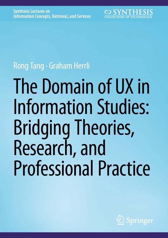 Synthesis Collection of Technology (R0) - The Domain of UX i ... - cover