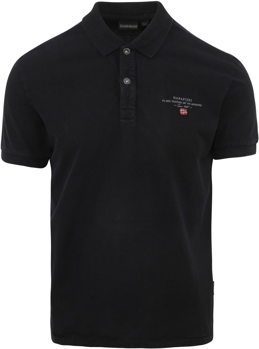 Napapijri Polo Elbas – Heren Zwart