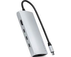 Satechi USB-C Multiport Adapter 8K with Ethernet V3 – Grijs