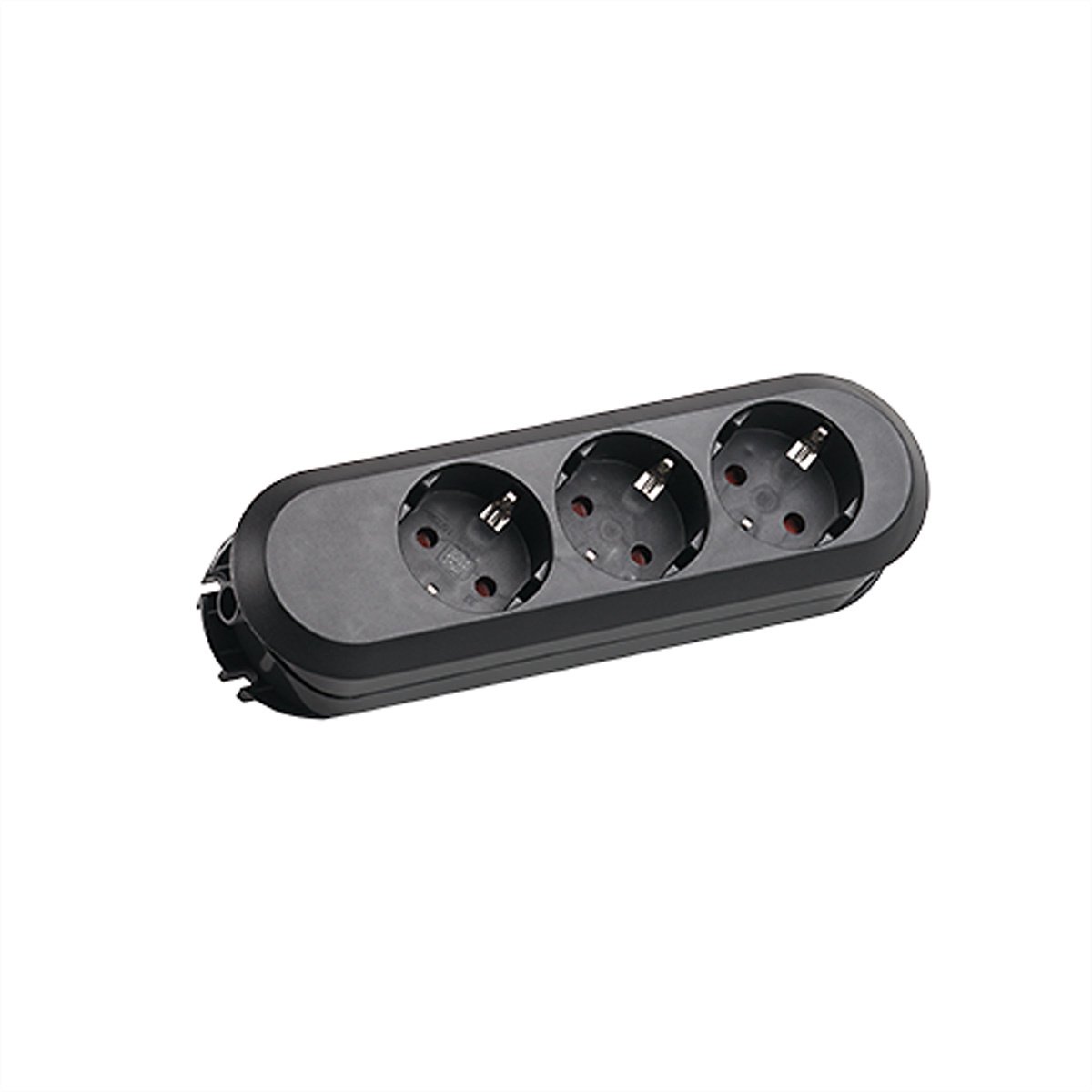 Bachmann Smart stekkerdoos zonder kabel | 3 contacten | zwart
