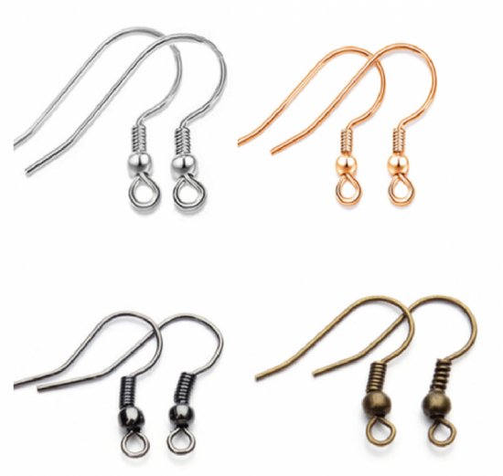 100 Oorbelhaken voor Doe-Het-Zelf Sieraden - Metalen