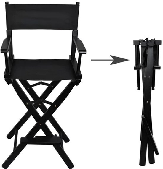 Chaise de Maquillage - Tabouret de maquillage - Chaise de maquillage - Chaise de réalisateur chaise de réalisateur pliante