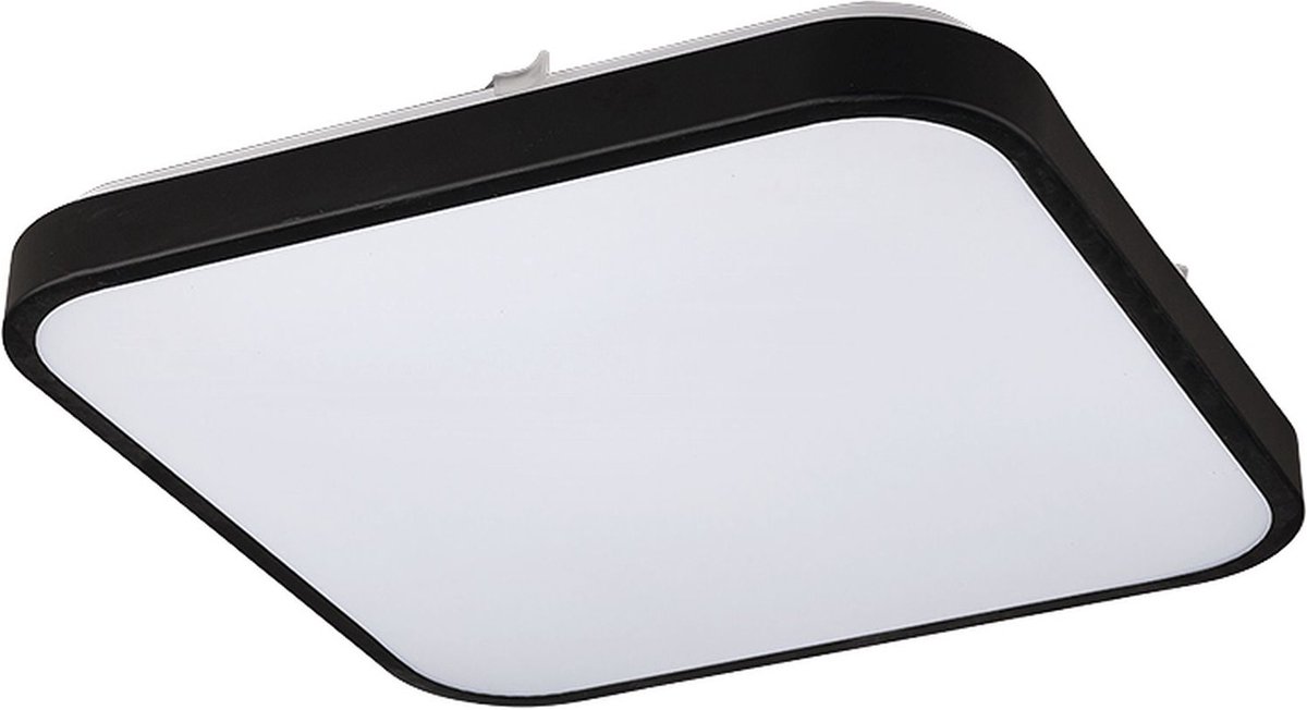 Licht-Erlebnisse - Luke - LED - Plafonnière - 4000K - 1500lm - van - Metaal kunststof - in - Zwart