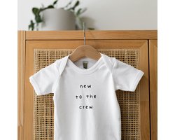Zwangerschap aankondiging - Rompertjes met tekst - Pregnancy announcement - Baby - Bekendmaking - Maat 50/56
