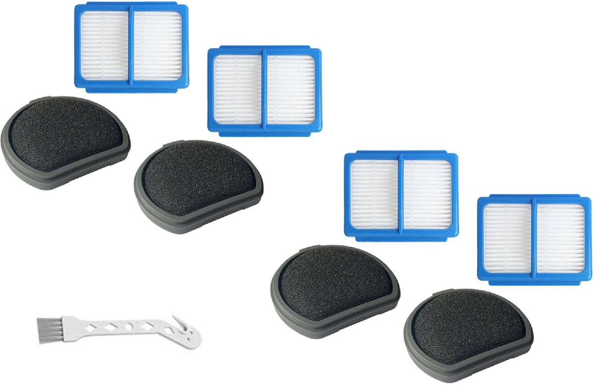 Replacements® filters geschikt voor de AEG QX9 steelstofzuiger - 9-delig