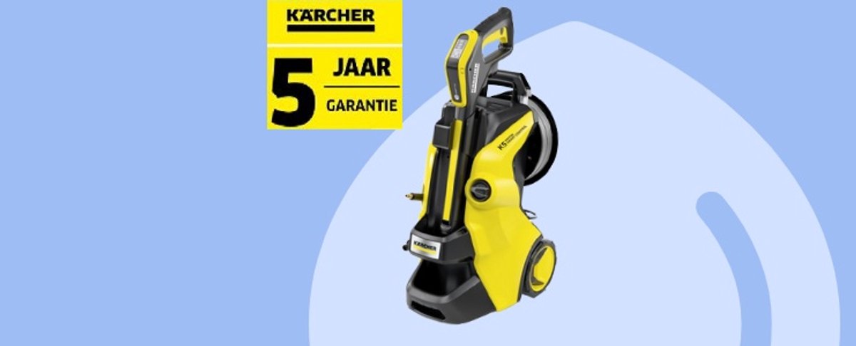 5 jaar garantie op