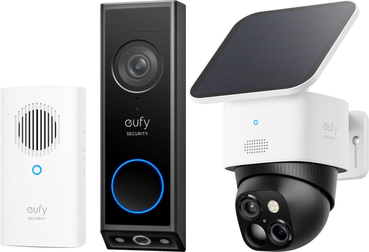 eufy Security E340 Video Deurbel met Chime + eufy Security