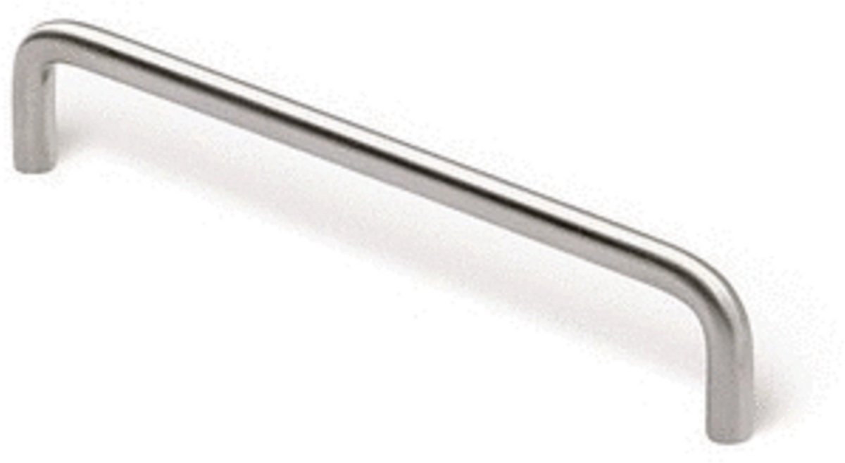 d-greep rvs 160/8/168mm