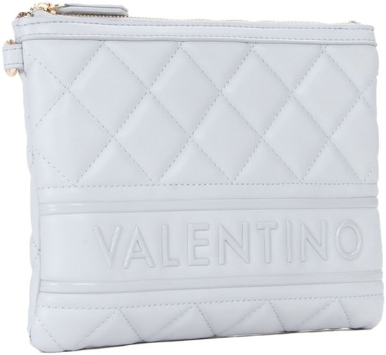VALENTINO Trousse de maquillage Sac à épaule bandoulière Ada Cosmetic Case Perla Gris clair