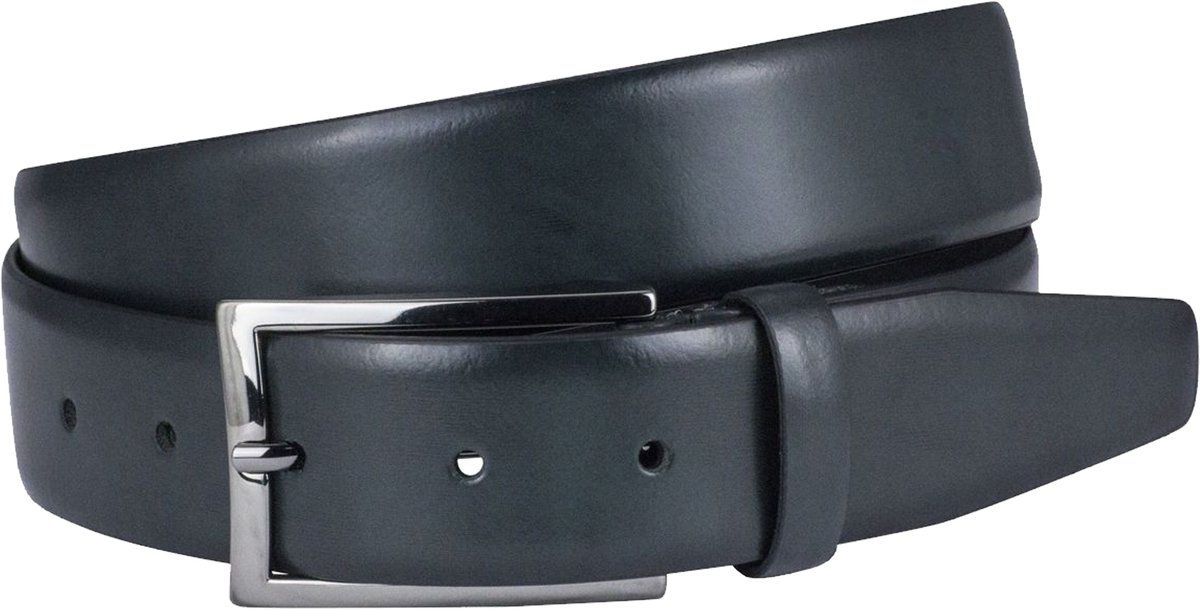 LINDENMANN leren heren riem - kaki