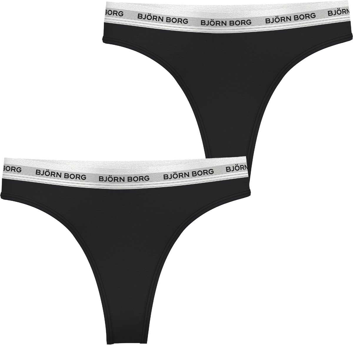 Björn Borg dames Core thong - string (2-pack) - multicolor