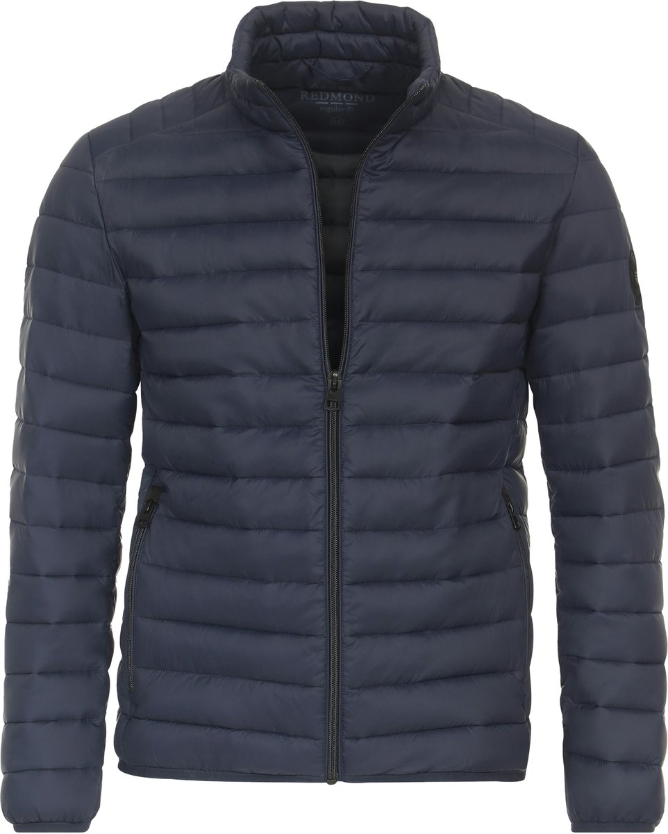 Redmond comfort fit tussenjas - blauw