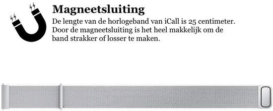 Bracelet magnétique milanais Argent de Premium pour Garmin Venu 3 / Vivoactive 4 / Forerunner 265 & 255 & 965 & 955 & 945 & 935 & 745 – Réglable, respirant et élégant