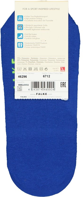 Chaussettes invisibles Cool Kick FALKE - bleu cobalt - (cobalt) - Taille: 39-41