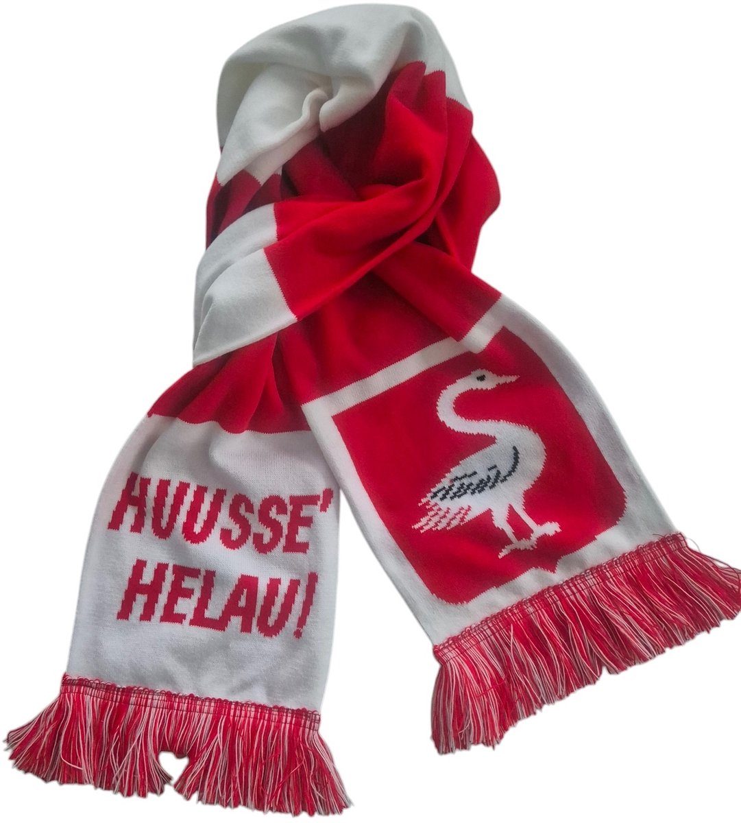 Sjaal Huusse - Rood-Wit - 190 cm