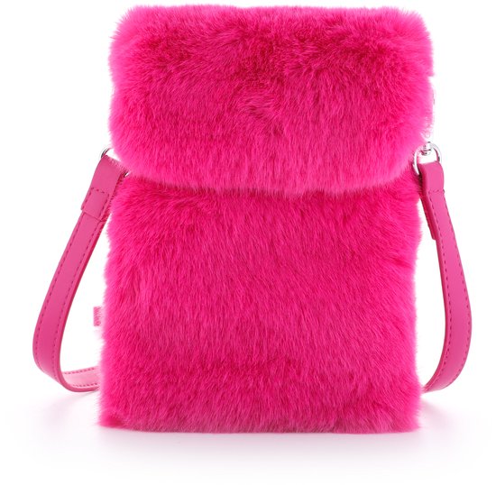 Pochette Téléphone Pochette Fausse Fourrure SF Sac En Fausse