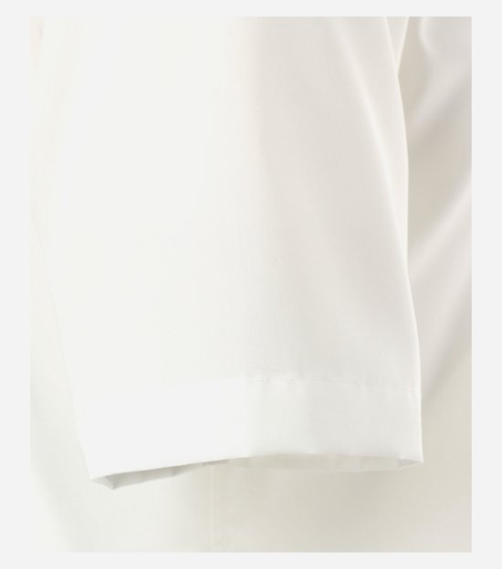 Chemise VENTI coupe moderne - manches courtes - popeline - beige - Sans repassage - Col : 37