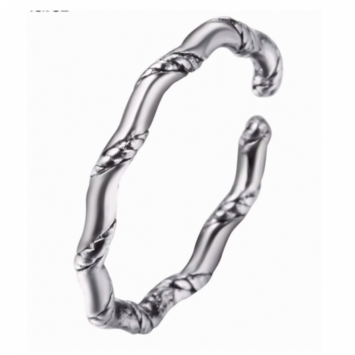 Ring -Inge -zilver plating -verstelbaar-Charme Bijoux