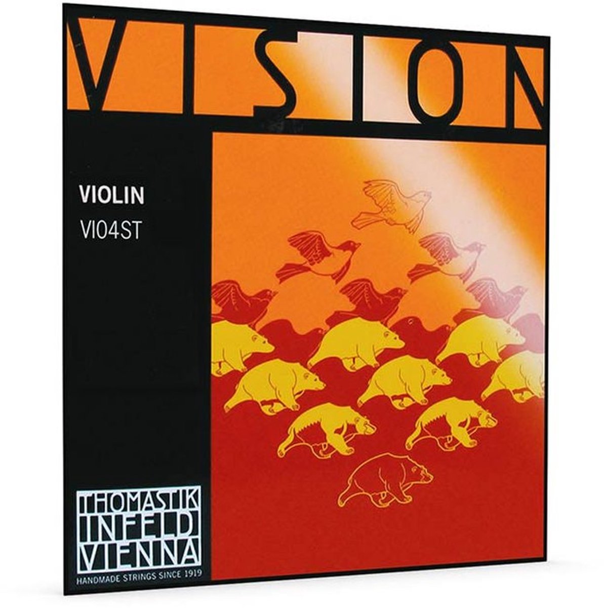Thomastik Infeld VI-04-ST violin string G-4 4/4 heavy, synthetic core, silver wound