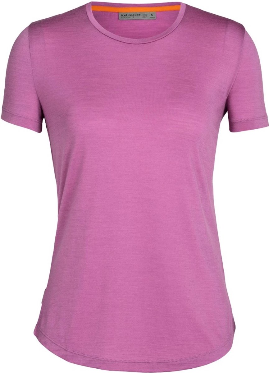 Icebreaker T-shirt Dames T-Shirt Sphere II SS Tee Cosmic 167378 Roze-L