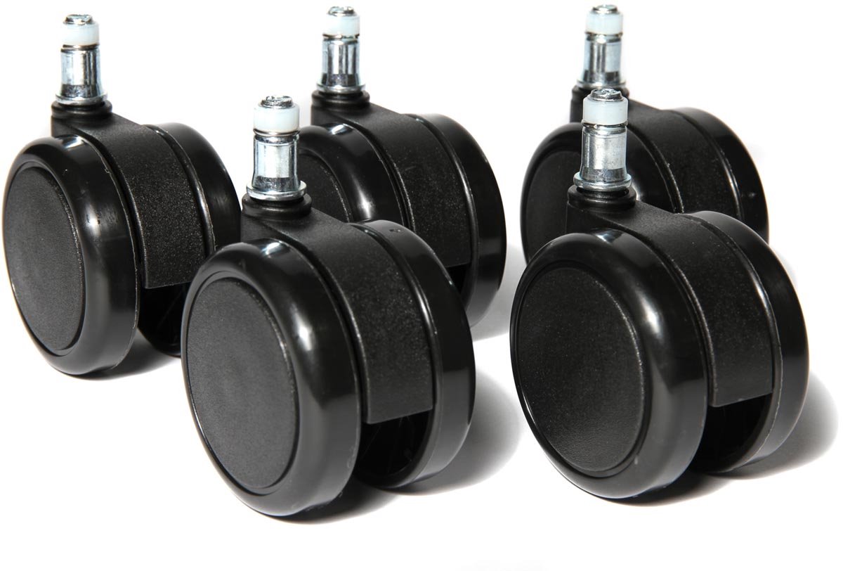 Topstar Design-Weichbodenrollen fr Brodrehsthle Zwart