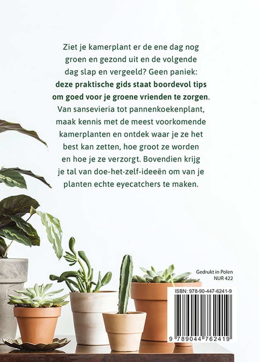 Basisgids kamerplanten - back cover