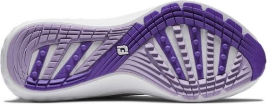 Footjoy Quantum Dames Golfschoenen Grijs Wit Paars van Footjoy — afbeelding 4