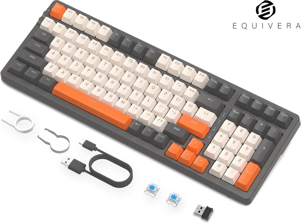 Equivera Mechanisch Toetsenbord - Gaming Toetsenbord - Mechanical Keyboard - Mechanische Toetsenbord