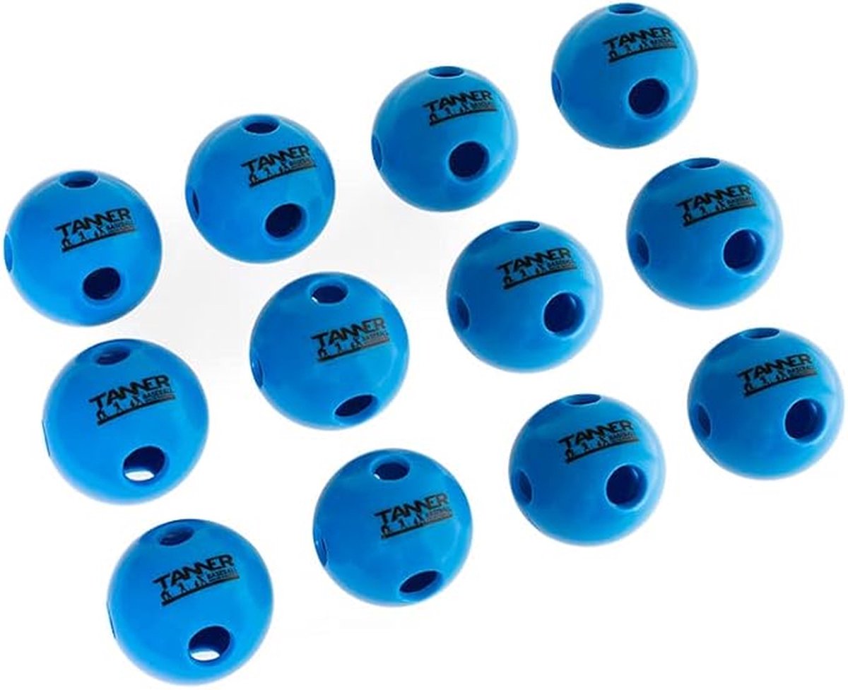 Tanner Tee - Honkbal - MLB - Rubber - Training Honkballen - Dozijn - Blauw - 9 inch