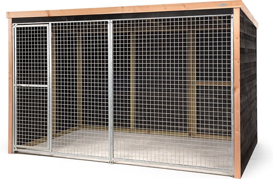 Wood Selections Kattenren Simba - Kattenrennen - Kattenhuis - kattenkooi - Kattenhok - Dierenverblijf - Buitenren - Kattenverblijf voor buiten