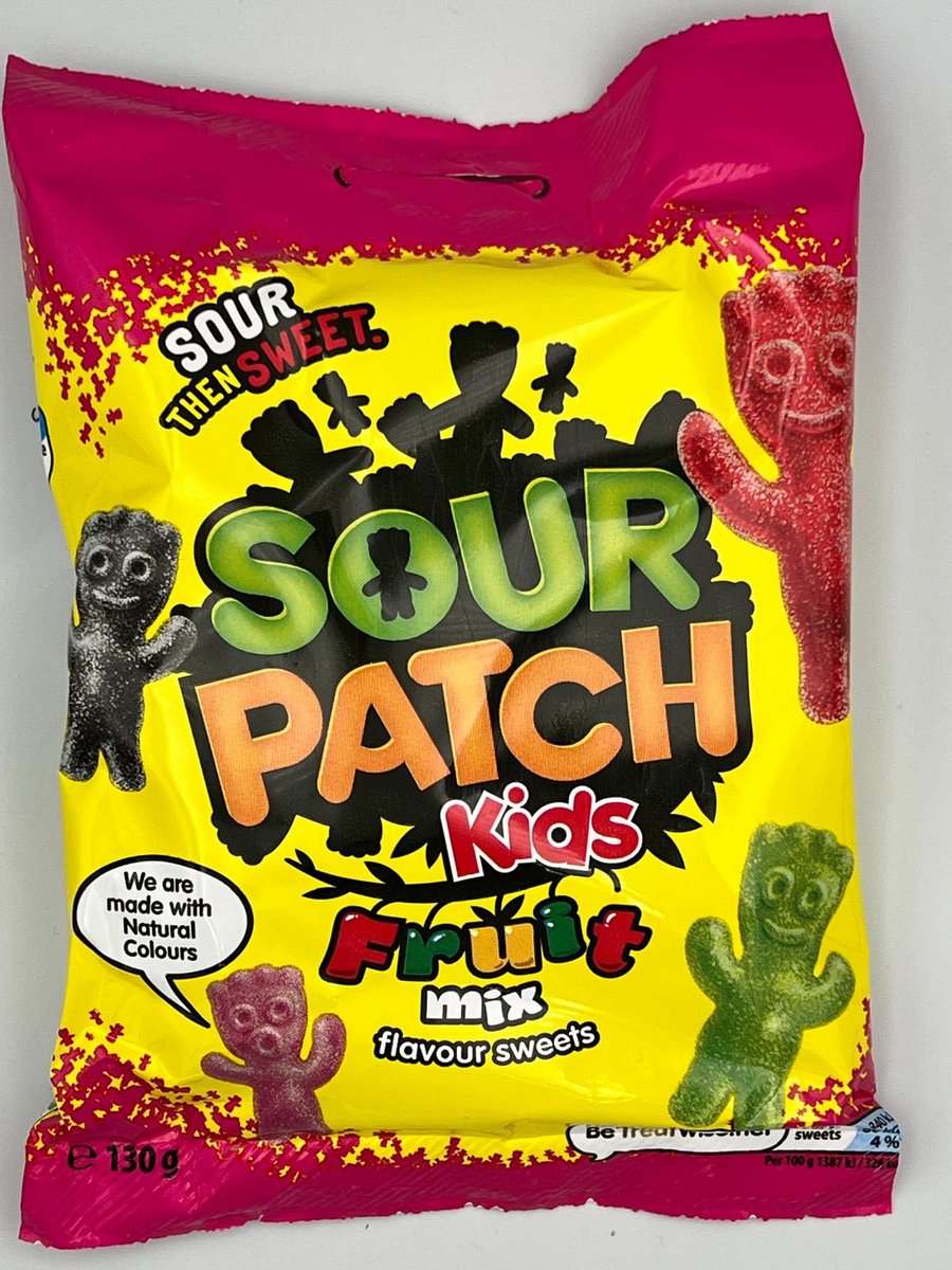 Sour Patch Kids Fruit Mix 2 stuks
