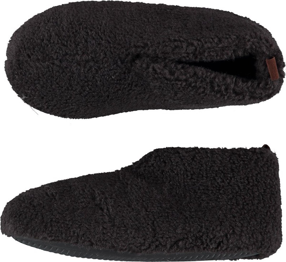 Apollo Slof dames teddy antraciet 39 40 1 paar