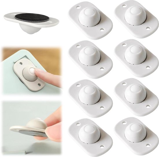 Mini-kogelwielen voor meubels - 8 stuks - 360 graden draaibare wielen