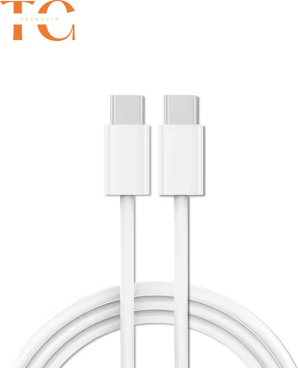 35W USB-C oplader dubbele poort met 2 USB-C naar USB-C kabels, snel laden voor Apple MacBook, iPad, iPhone - Afbeelding 3