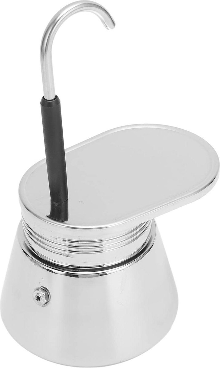 Hand Moka Pot Roestvrij Staal - Huishoudelijke Klassieke Italiaanse Koffiezetapparaat - Geconcentreerde Pot Planter (50ml) .