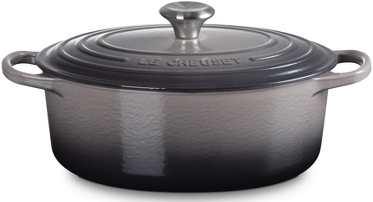 Le Creuset Braadpan Signature - Ovaal - Flint - ø 29 cm / 4.7 liter