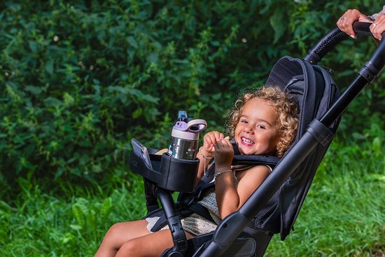 Dooky Stroller Snack & Activity Tray - Eet en speel tray voor de kinderwagen en buggy - Zwart van Merkloos — afbeelding 4