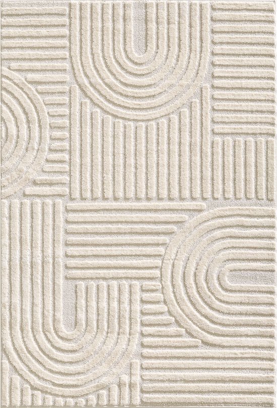 Interieur05 Hoogpolig Vloerkleed Lux Oud Roze - 290 x 200 cm | Leen Bakker