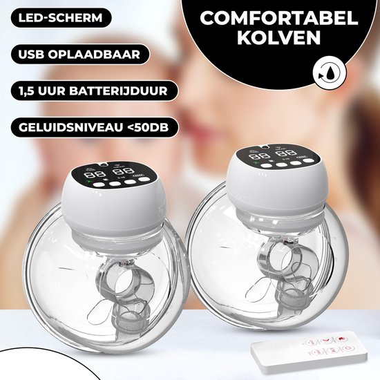 Oemmie Borstkolf - Elektrische - Handsfree - Wit van OEM — afbeelding 4