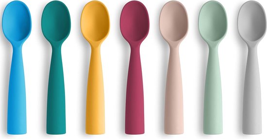 CLDY 6 vormen voor baby's, siliconen ijsvormen voor kinderen, bevat 6 stokjes, BPA-vrij, geschikt voor levensmiddelen, gemakkelijk te reinigen, ideaal voor fruitpuree en moedermelk (roze