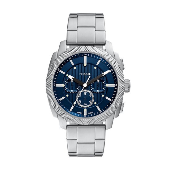 Fossil FS6096 Heren Horloge 44mm - Zilverkleurig