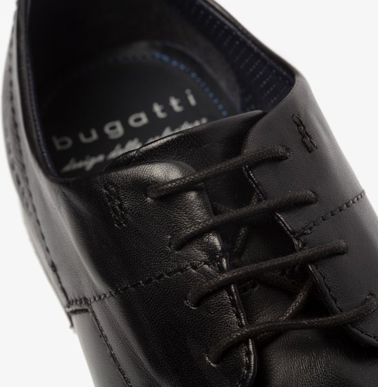 Chaussures à lacets homme en cuir Bugatti - Zwart - Taille 40