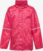 Mountain Peak kinder regenjas 10000 mm waterkolom - Roze - Met capuchon - Ritssluiting - Maat 170/176