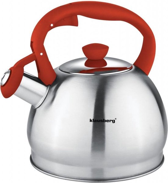 Klausberg KB-7043 fluitketel - 1,8L - rvs - alle warmtebronnen - Crème
