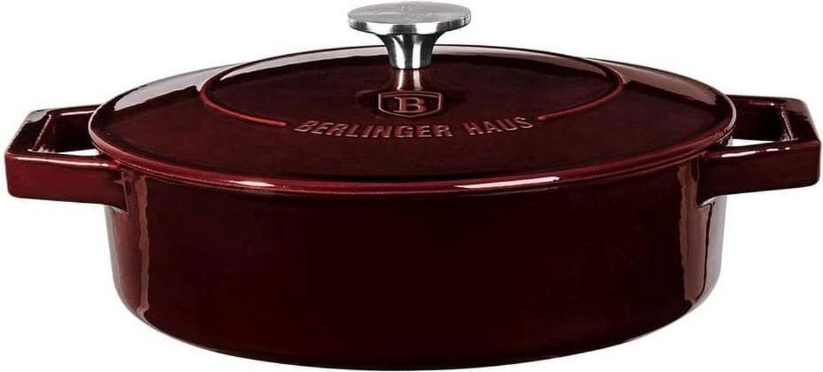 Berlinger Haus Braadpan Burgundy 26 Cm Gietijzer Bordeaux