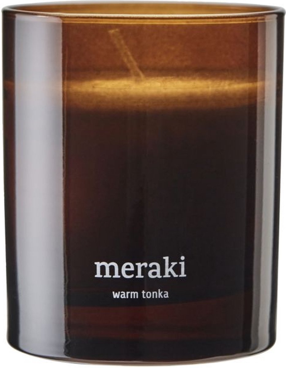 Geurkaars Warm Tonka medium