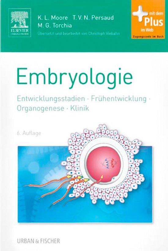 VORKLINIK - Lehrbuch - Urban & Fischer-Verlag - Embryologie - cover